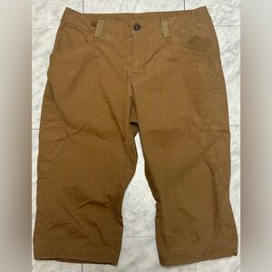 Patagonia Mens 34 Venga Rock Climbing  Pants Beige Pockets Hiking Outdoor Crop